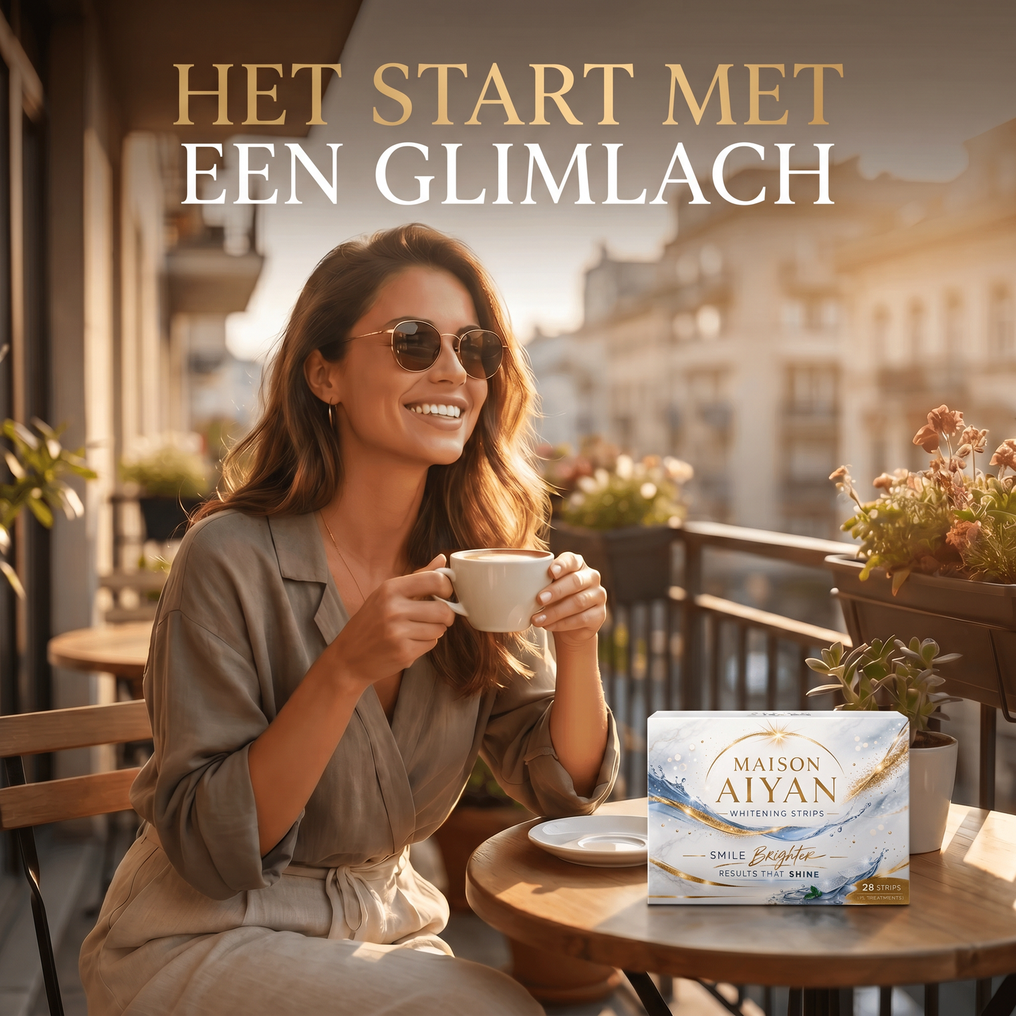Maison Aiyan Whitening Strips PAP+ 14 behandelingen